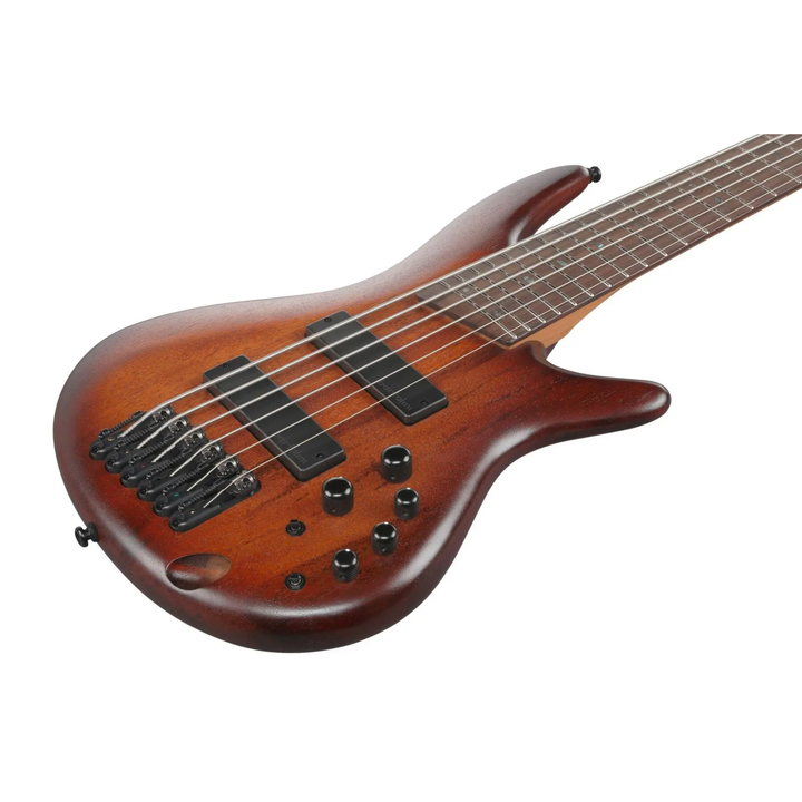 Ibanez SR506AMHL SR Standard 6 Strings Electric Bass (Mahogany Brown Burst Low Gloss)
