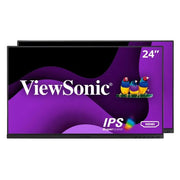 Viewsonic VG2448A-2_H2 24" Dual Pack IPS Monitor  Full HD, HDMI, DP, VGA