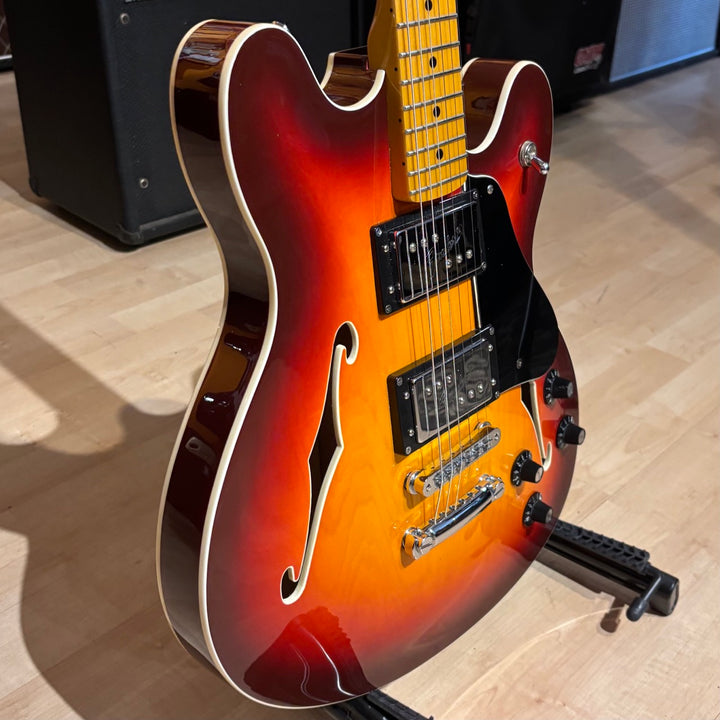 Fender - Modern Player Starcaster 3 Tone Sunburst - Maple ( No Case Or Bag) - USED