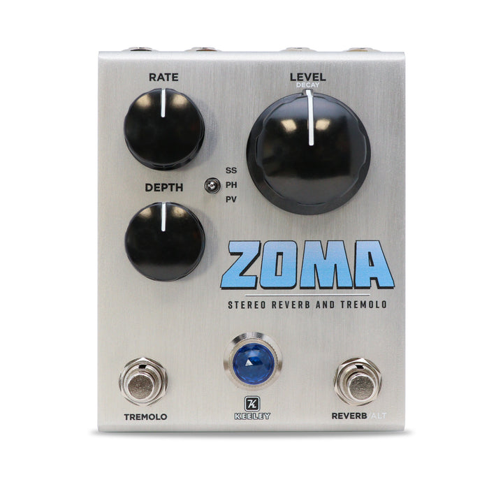 Keeley ZOMA Stereo Reverb/Tremolo Pedal