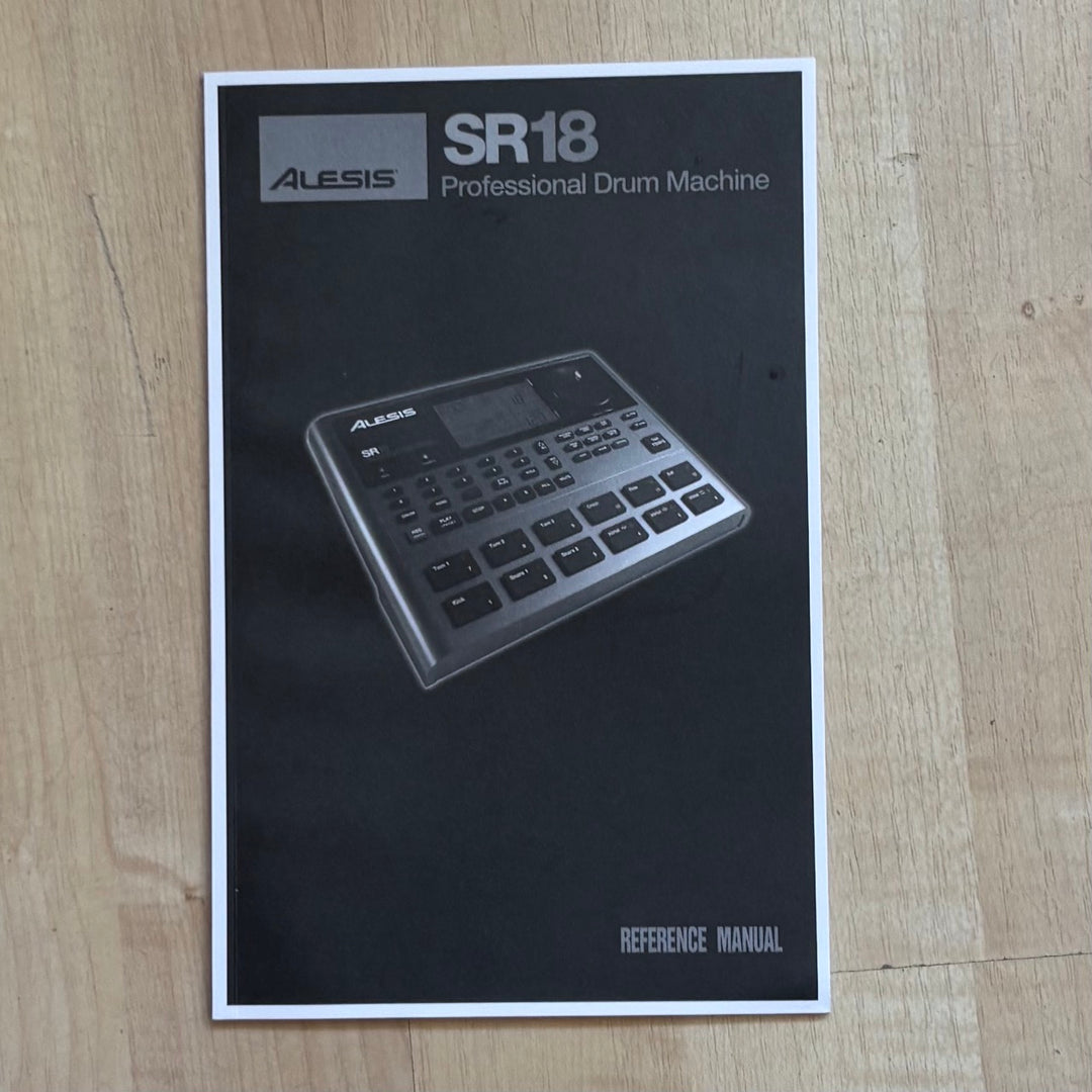 Alesis - SR18 Professional Drum Machine w/ Box, PWR Supply & User Guide - USED
