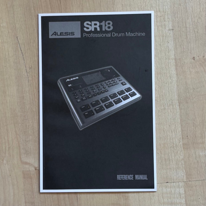Alesis - SR18 Professional Drum Machine w/ Box, PWR Supply & User Guide - USED