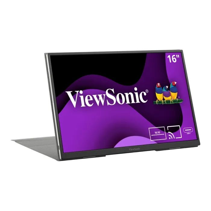 Viewsonic VG1656N 16" Portable IPS Monitor  WUXGA, Built-In Battery, Wireless Casting