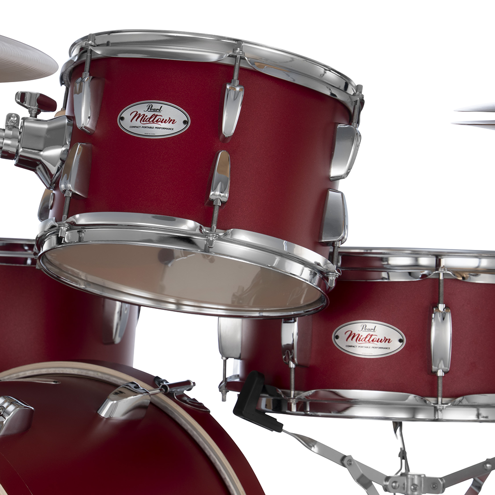 Pearl MDT564C Midtown 4-piece Kit w/ Hardware (no cymbals) - #747 Matte Red