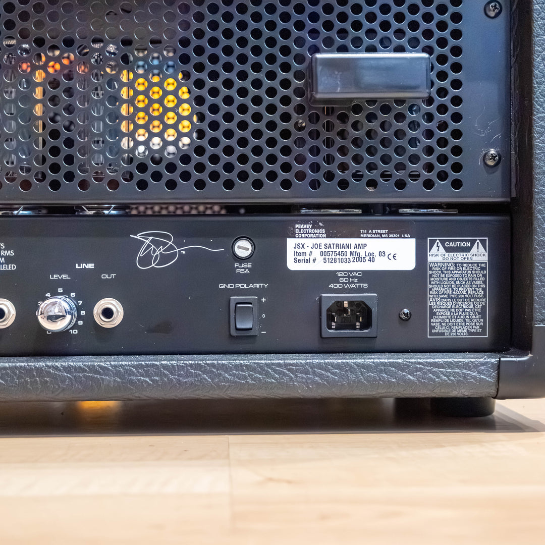 Peavey - JSX 120 Joe Satriani 120 Watt - 3 Channel Head w/ ORIG 3-Button Peavey Switch - USED