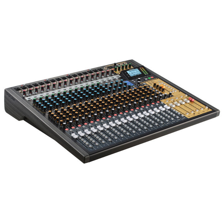Tascam Model 2400 24-Track Flagship Analog Recording Console & Live Mixer w/ Audio Interface