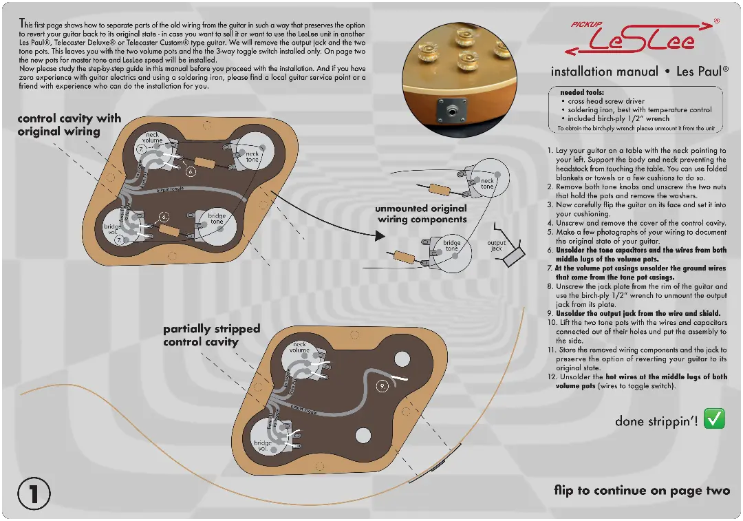 Allparts EP-0991-000 Pickup Leslee for Les Paul