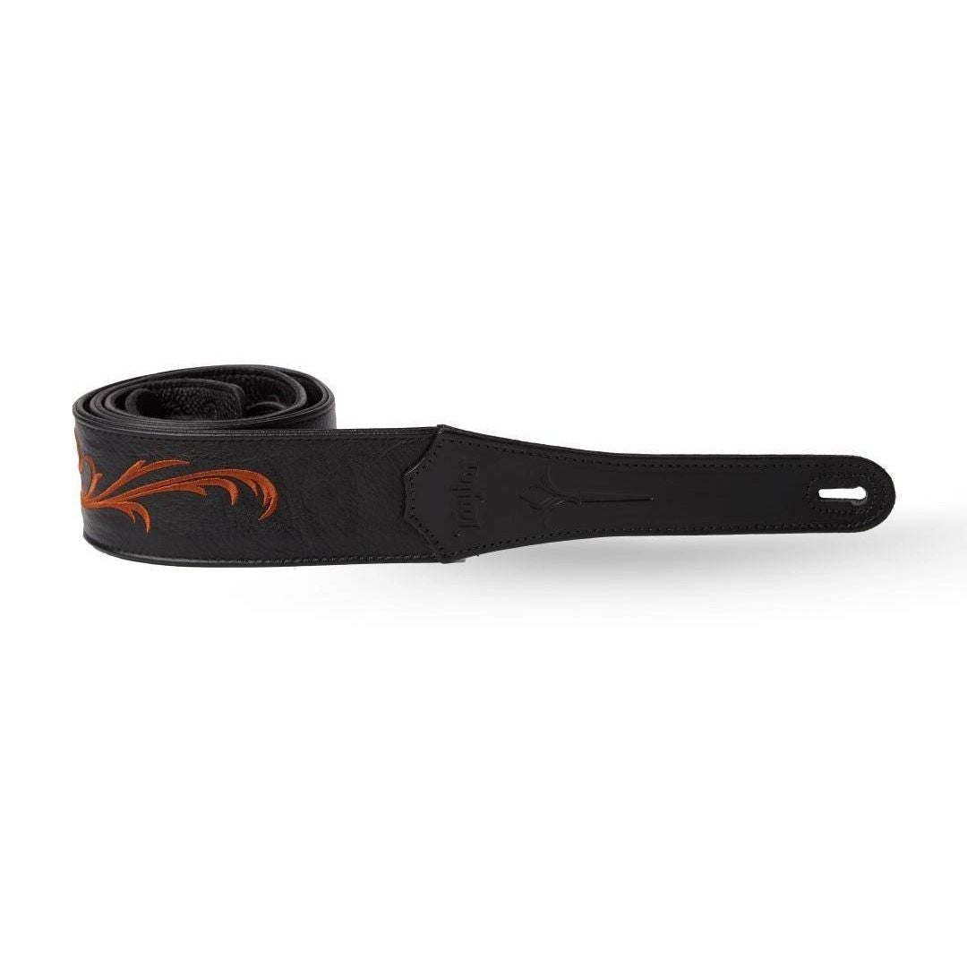 Taylor Guitars 2.5'' Nouveau Leather Guitar Strap - Black