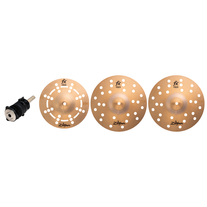 Zildjian FXSTK12 FX Splash 3-Cymbal Stack - 12"
