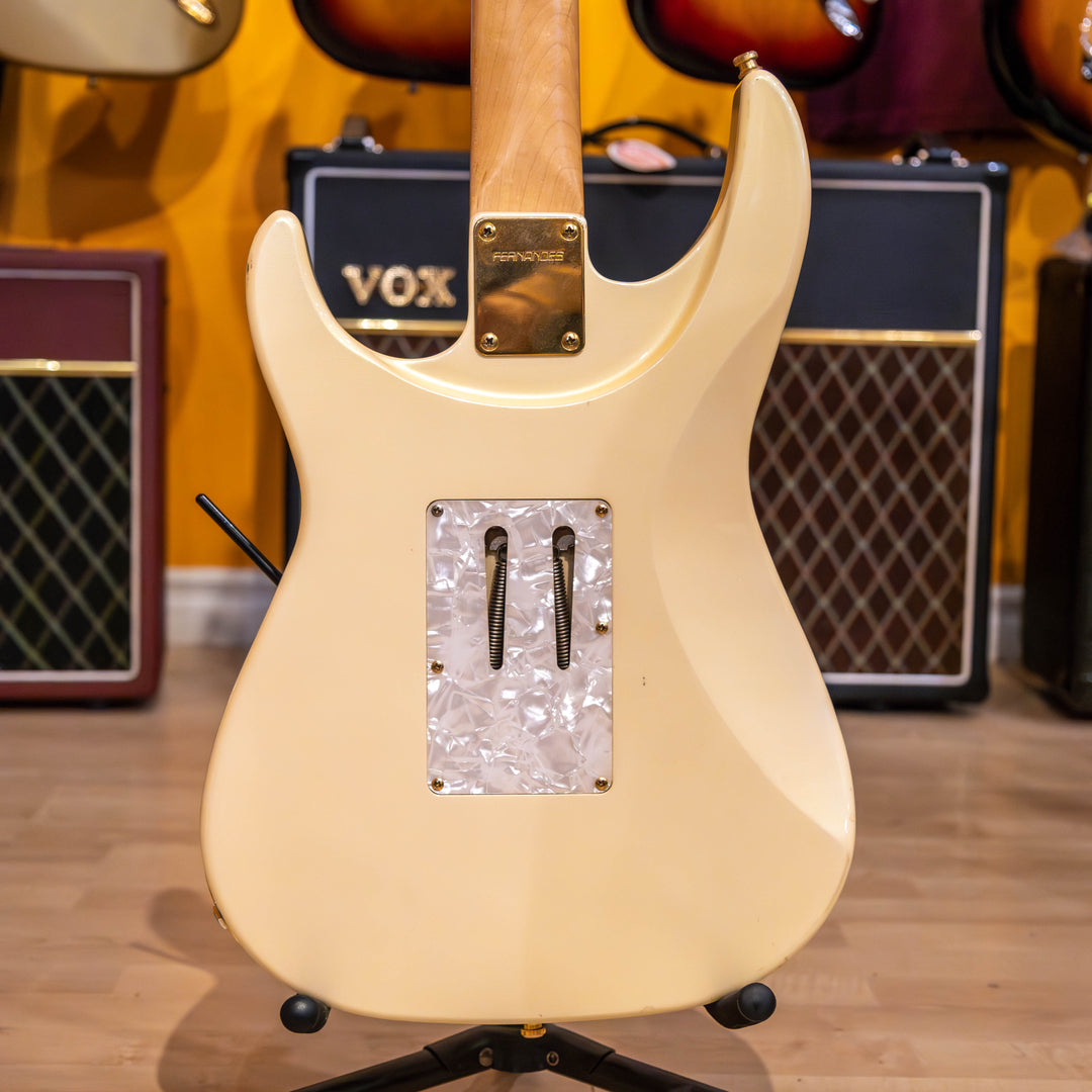 Fernandes - LA55-KK "Ken Kitamura" Signature HSS -Reverse HS "Arctic White"  (No Case or Bag) - MIJ - 1990's