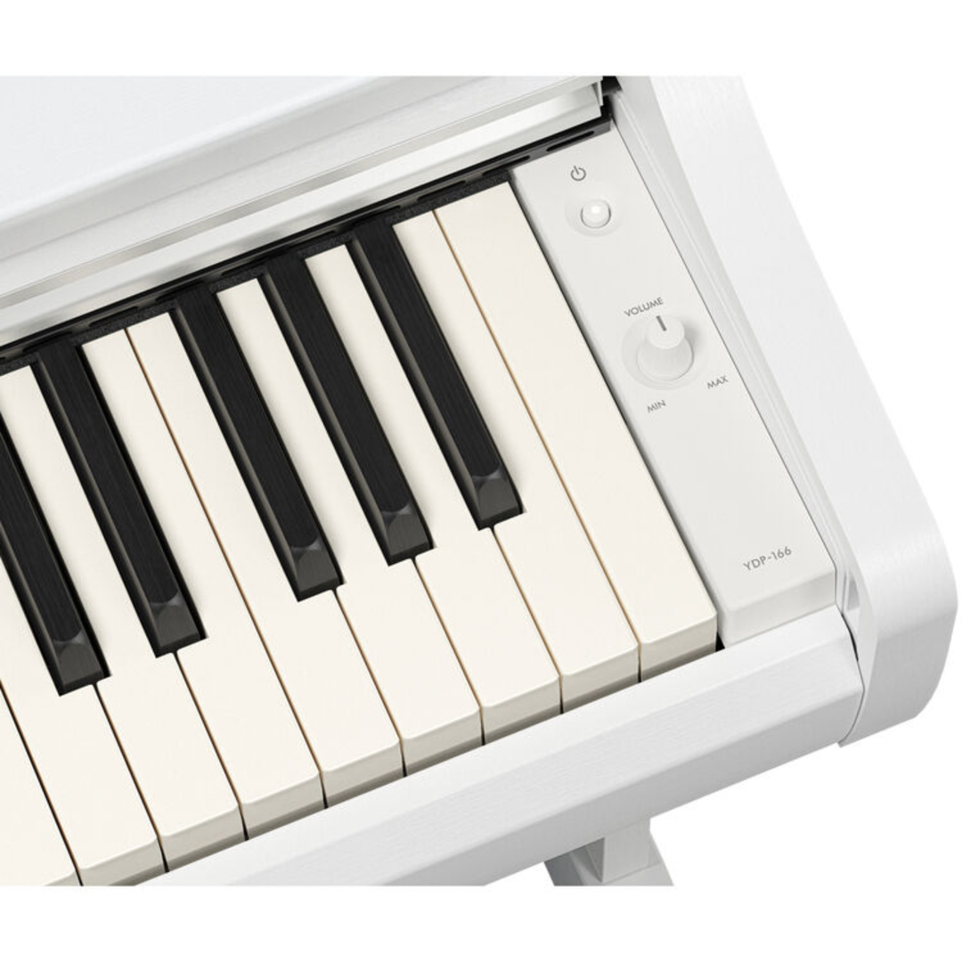 Yamaha YDP166 WH 88-Key Dgital Piano (White)