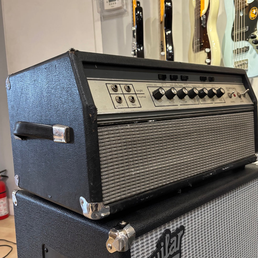 Vintage Ampeg - SVT 300 Watt Tube Bass Guitar Head ( Magnavox Era Blackline - 1973 ) - USED
