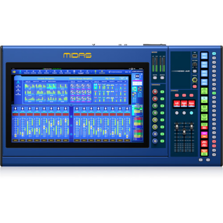 Midas HD96-AIR-CC-TP Live Digital Console with 21" Touchscreen, and Road Case