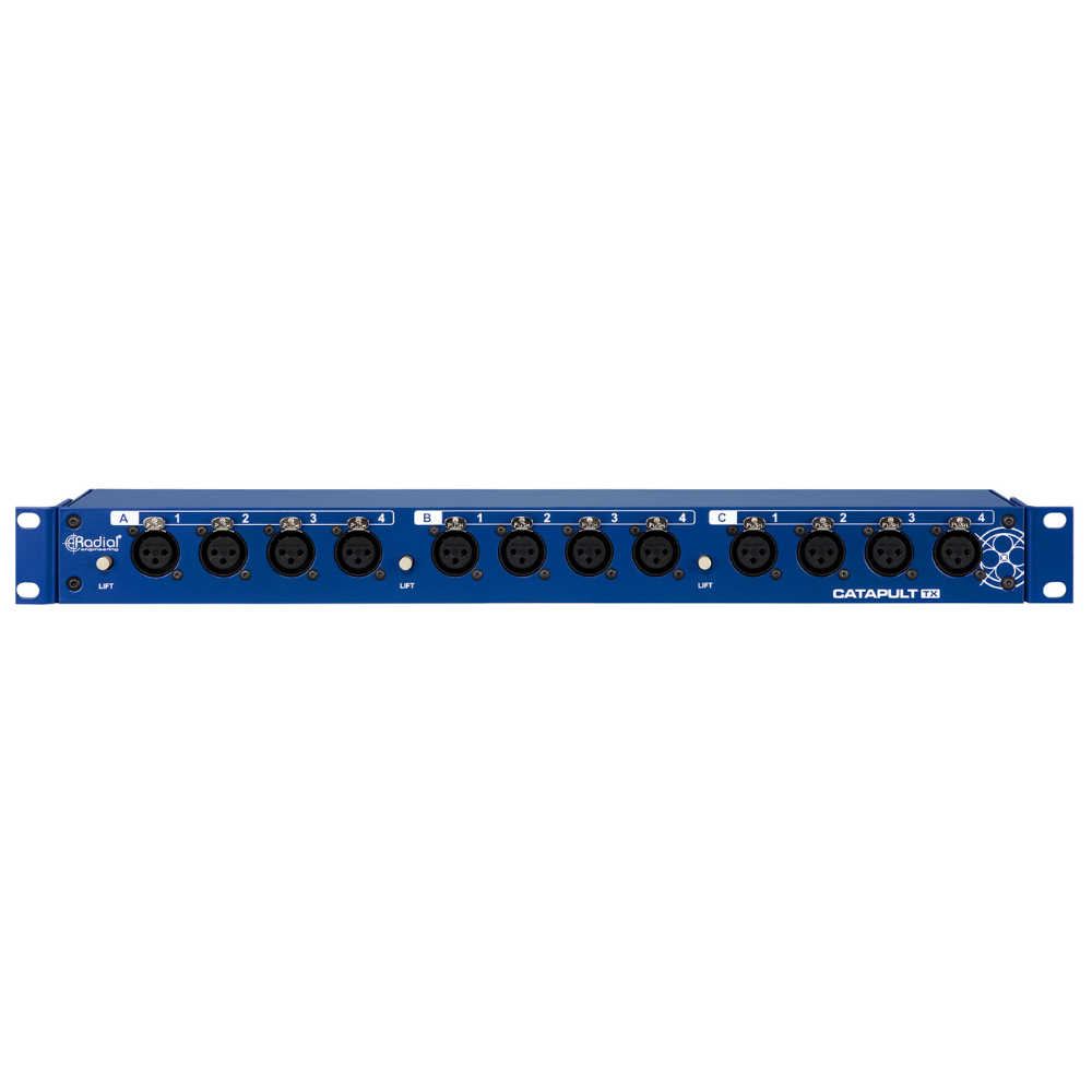 Radial R800 8039 00 Catapult Rack TX Cat 5 Analog Audio Snake Transmitter
