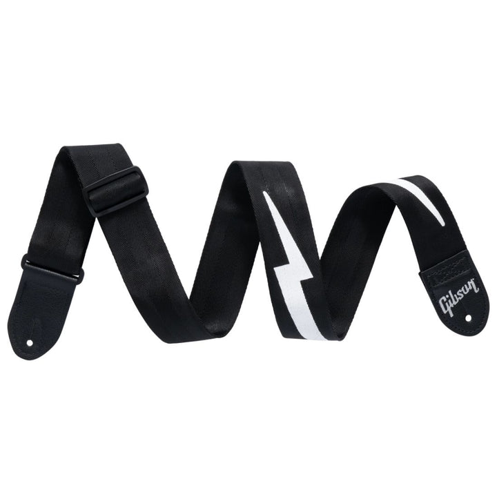 GIBSON LIGHTNING BOLT SEATBELT-BLAK