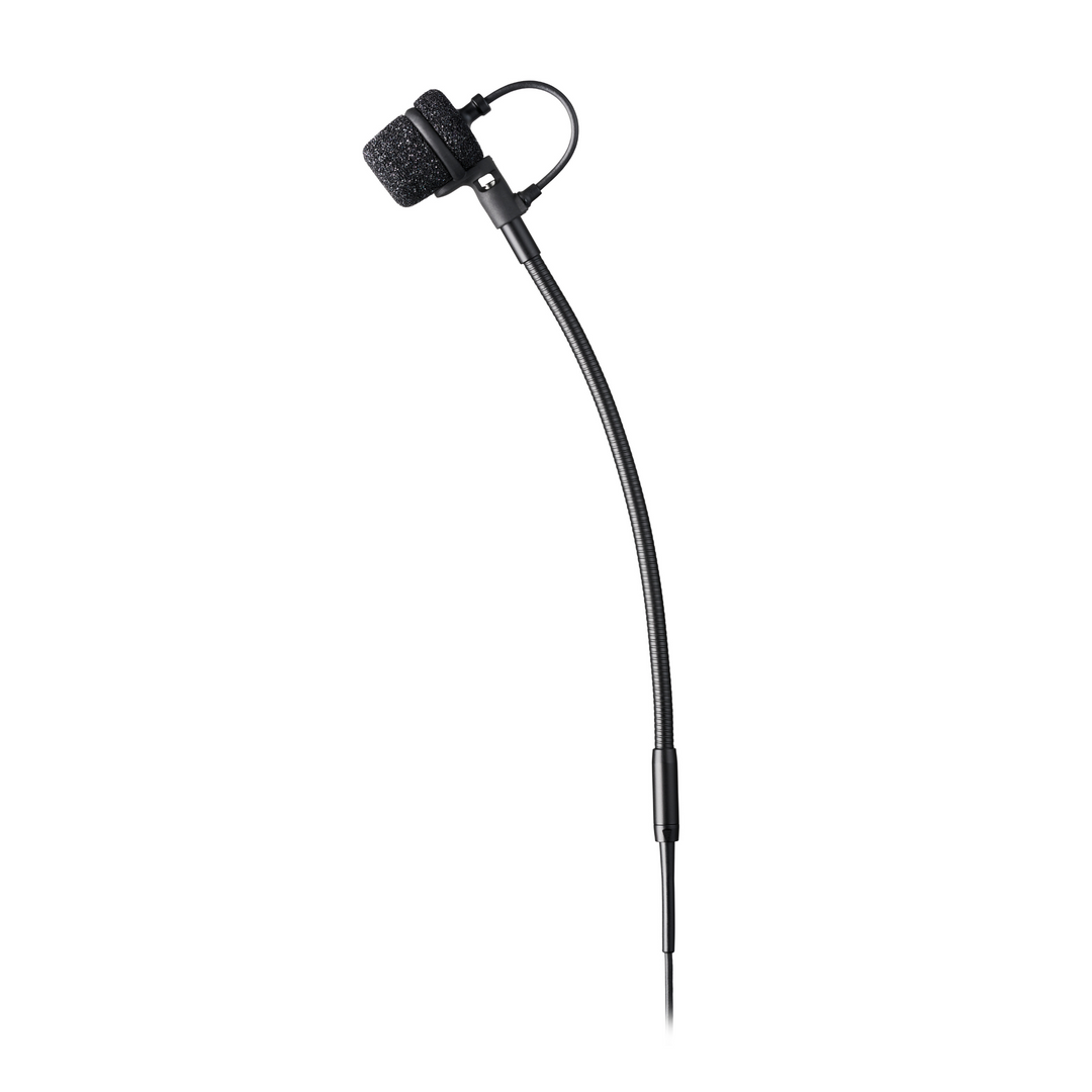Audio-Technica ATM355VFCT4 Clip-On Cardioid Condenser Instrument Microphone for Wireless (Shure TA4F Connector)