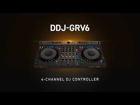 Pioneer DJ AlphaTheta DDJ-GRV6 4-channel DJ Controller with Groove