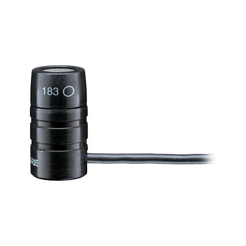 Shure WL183 Omni Lavalier Mic (Black)