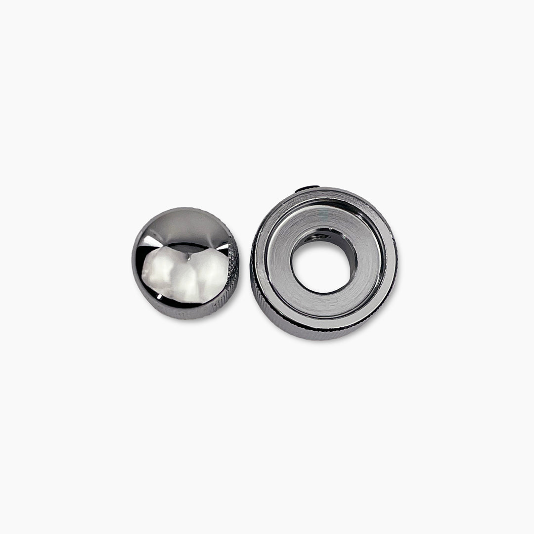 Allparts MK-0138 Stacked Concentric Knob Set Chrome