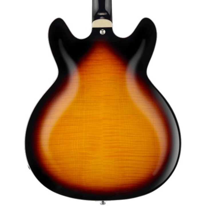 Hagstrom SUVIK-TSB Super Viking Flame Maple Electric Guitar (Tobacco Sunburst)
