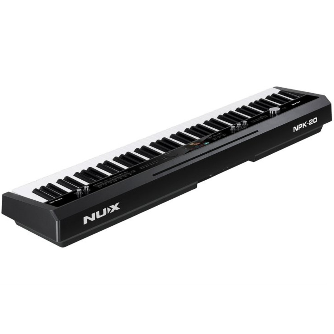 Nux NPK-20 88-Key Triple-Sensor Portable Digital Piano - Black