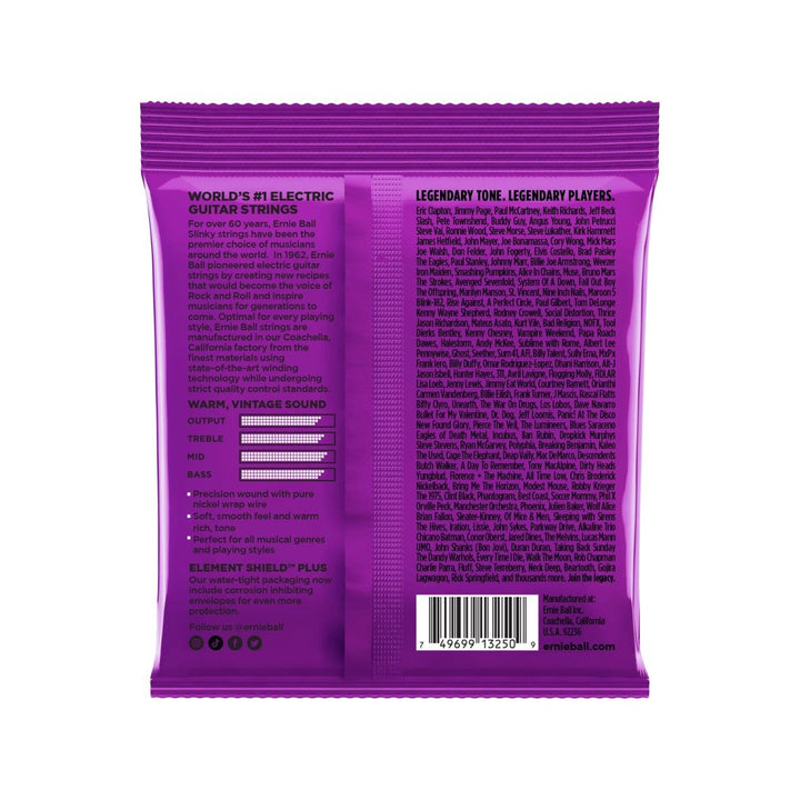 Ernie Ball 3-Pack Power Slinky Rock N Roll Electric Strings 11-48