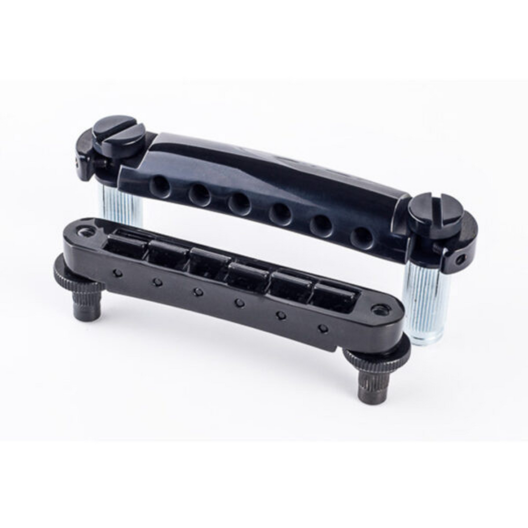 Allparts GB-0544-003 TonePros LPS02-B Standard Tuneomatic/Tailpiece set, Black