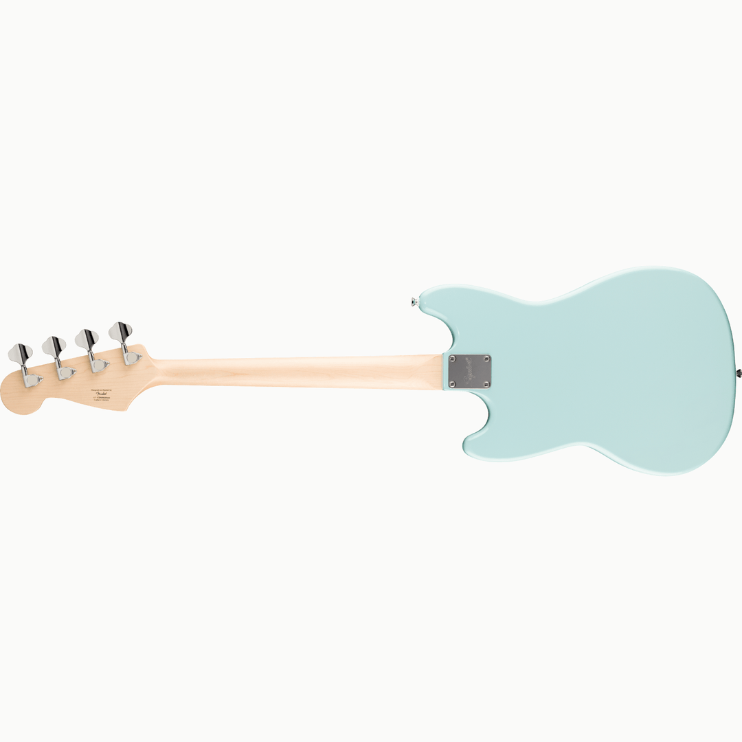 Squier Sonic Bronco Bass, Laurel Fingerboard, White Pickguard (Daphne Blue)