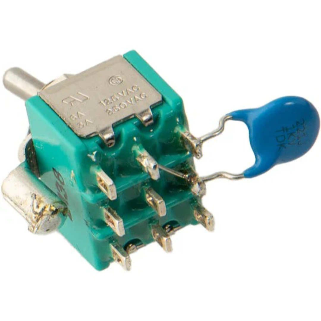 PRS 3PDT Mini Toggle Switch w/ 330 pF Capacitor