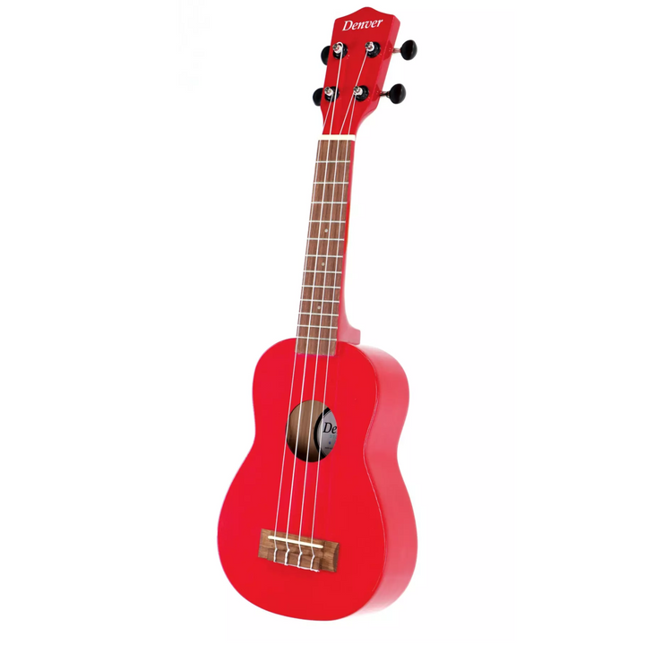 Denver DUKE-SPRD Soprano Ukulele - Sparkle Red