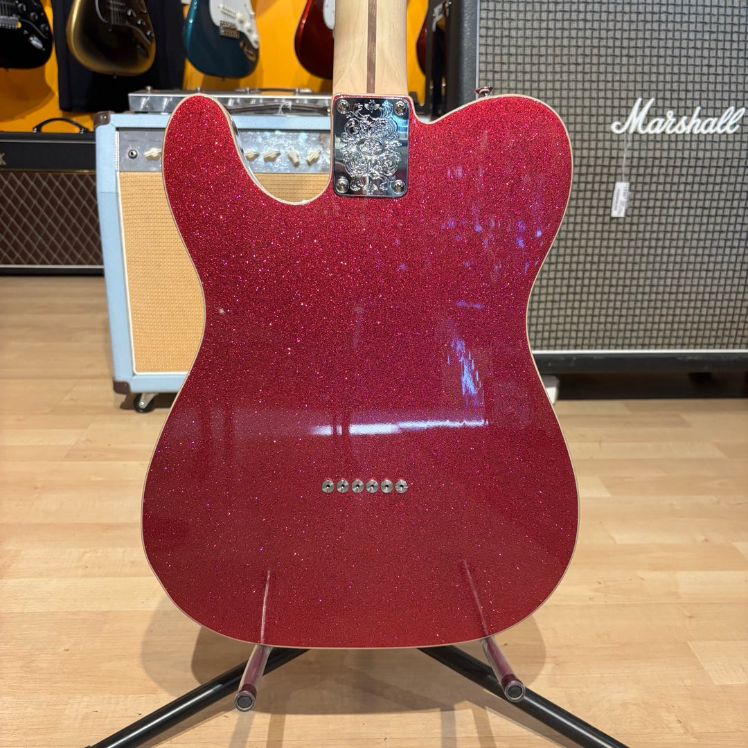 London Guitars  "Repair Shop Custom Tele Thinline Build" w/ V-Trem System - Metallic Purple - NEW