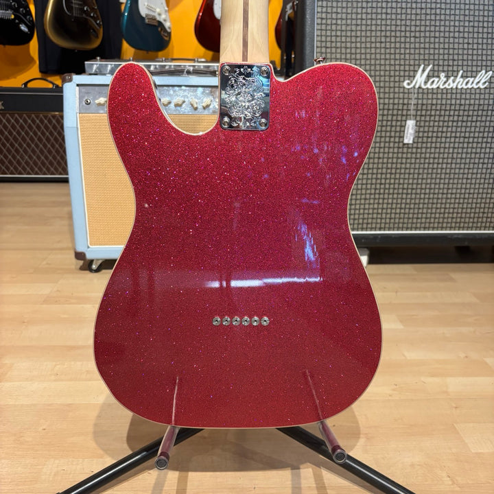 London Guitars  "Repair Shop Custom Tele Thinline Build" w/ V-Trem System - Metallic Purple - NEW