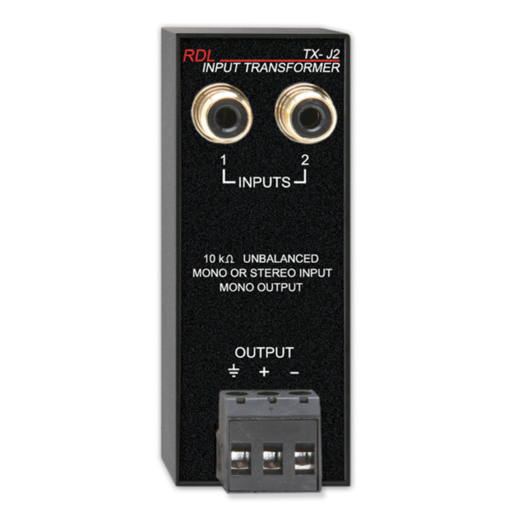 RDL TX-J2 Unbalanced Input Transformer
