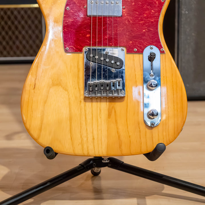 Squier- Pro Tone Series - Natural Ash Telecaster w/ Fender Econo Bag - (1996) - USED Electric Guitar