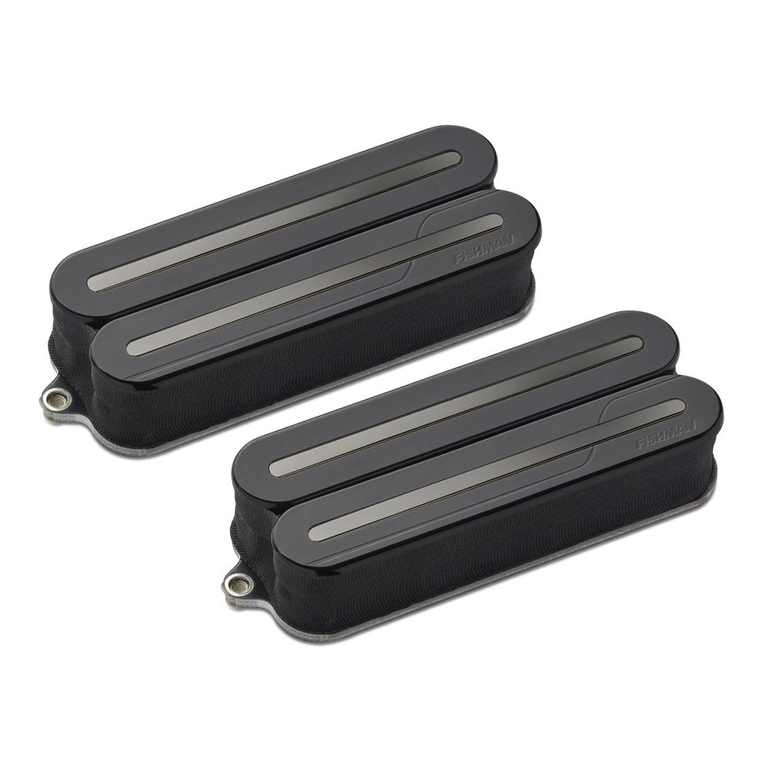 Fishman Fluence Open Core Modern Humbucker 8-String Pickups - Black with Black Nickel Blades