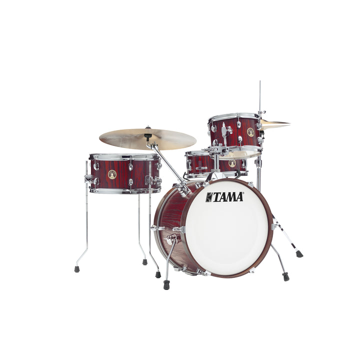 Tama LJL48SSBE Club-JAM 4-piece Shell Pack  (18,10,14,SD) - Satin Burgundy Elm