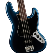 Fender American Professional II Jazz Bass Fretless Electric Bass Guitar - Dark Night