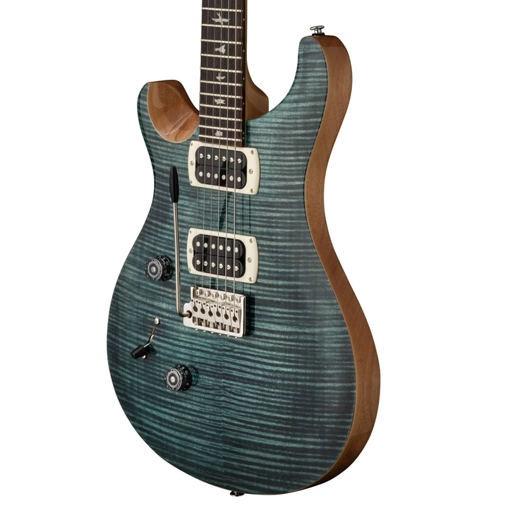 PRS SE Custom 24 Left-Handed Electric Guitar with Gig Bag - Slate Blue