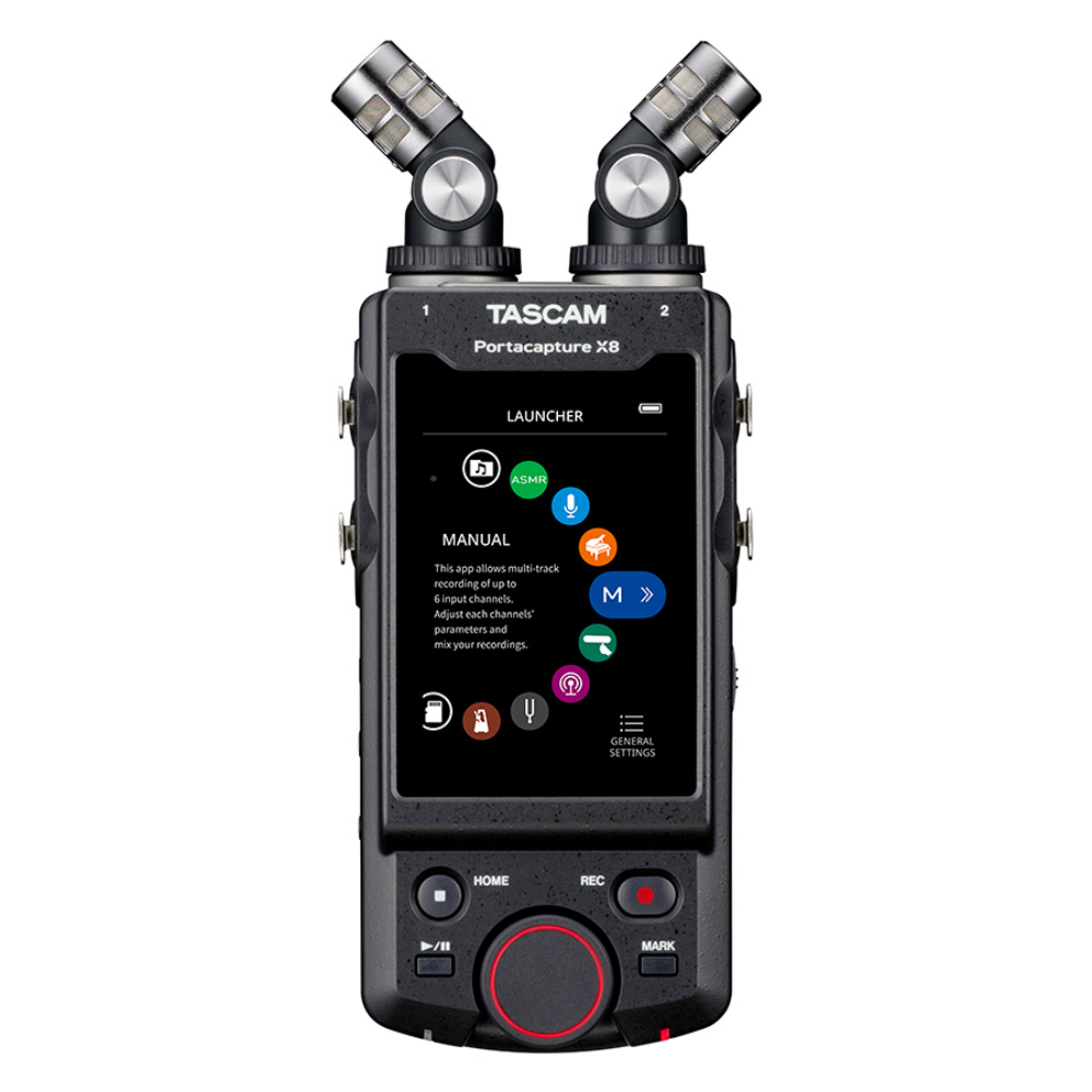 Tascam Portacapture X8 6-Input / 6-Track Handheld Adaptive Multitrack Recorder