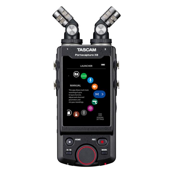 Tascam Portacapture X8 6-Input / 6-Track Handheld Adaptive Multitrack Recorder