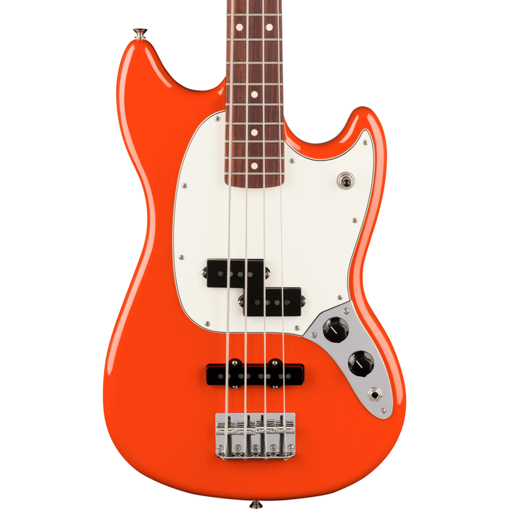 Fender Player II Mustang® Bass PJ Rosewood Fingerboard Electric Bass (Rallye Orange)