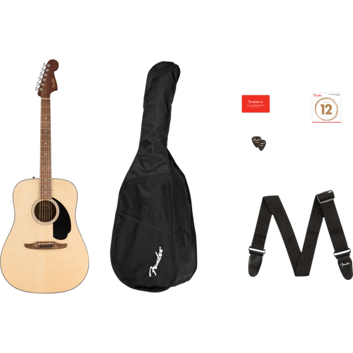 Fender CALIFORNIA STANDARD REDONDO PACK Acoustic Guitar Pack (Natural)