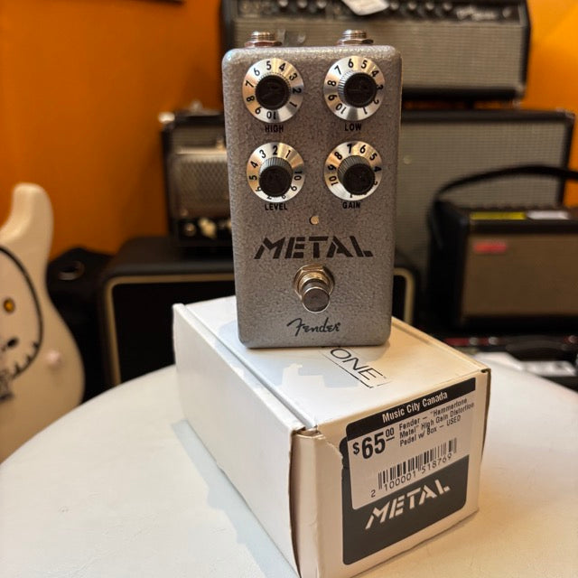 Fender - Hammertone Metal High Gain Distortion Pedal w/ Box - USED