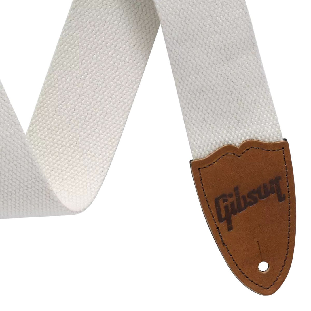 Gibson GG-CNVS/WHT  - The Canvas Strap - White