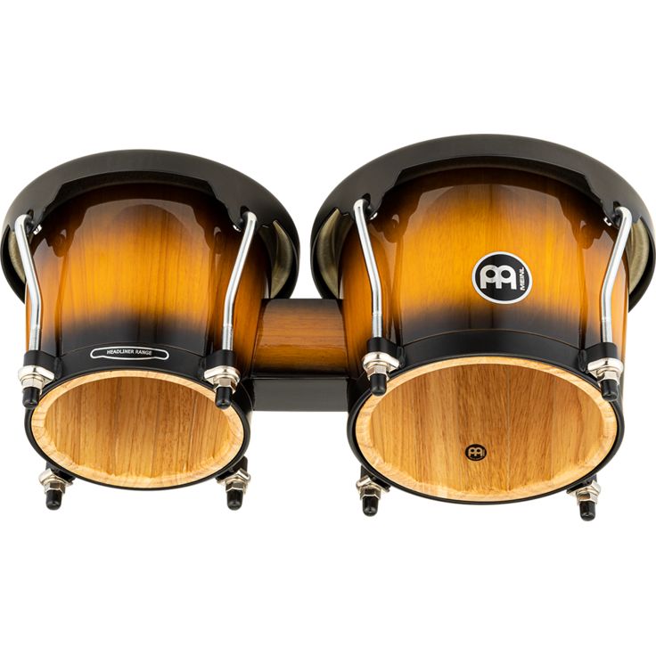 Meinl Percussion HeadlinerÂ® Series HB100 Wood Bongo Vintage Sunburst