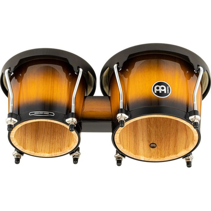 Meinl Percussion HeadlinerÂ® Series HB100 Wood Bongo Vintage Sunburst