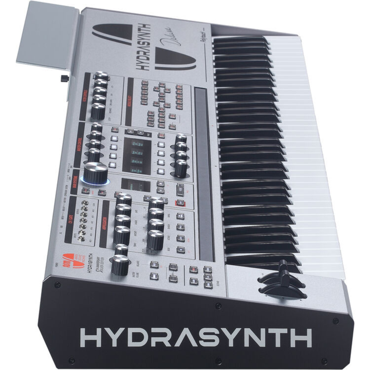 ASM Hydrasynth Deluxe 16-Voice Digital Wave-Morphing Synthesizer - Limited-Edition Silver