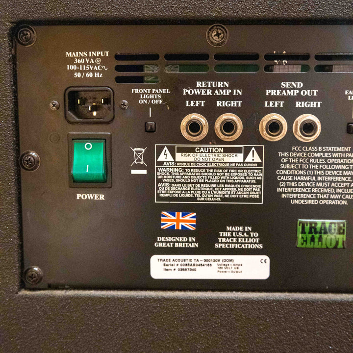 Trace Elliot - TA300 Acoustic GTR Amp w/TA- AFC-6 "Foot Controller" ( UK-USA ) - USED