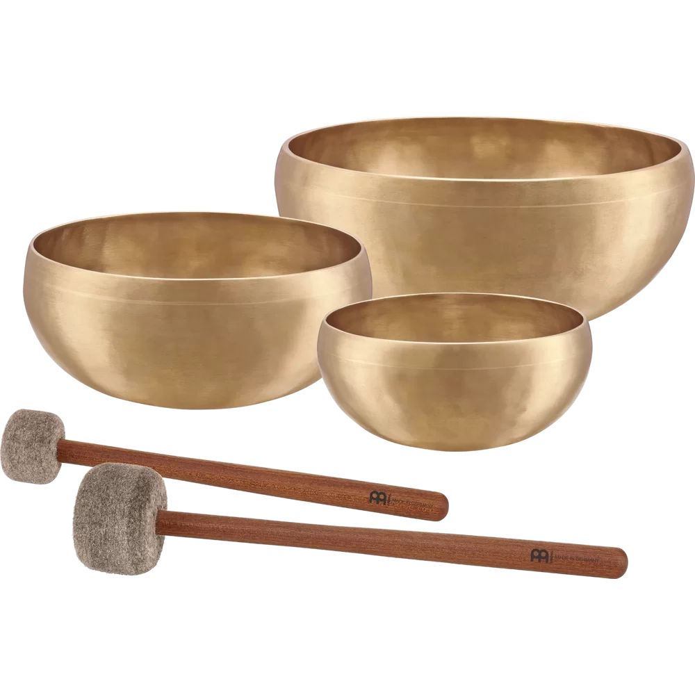 Meinl 3-Piece Cosmos Therapy Series Singing Bowl Set - 800,1000,2000 G