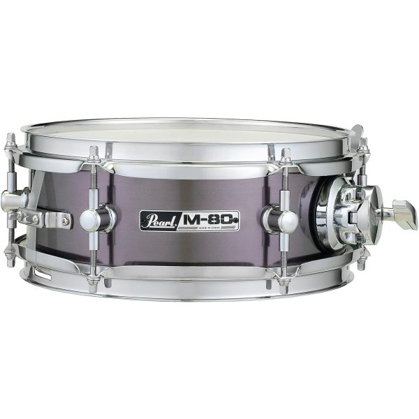 Pearl M80- Pearl 10x4 Snare Drum, Brushed Pewter
